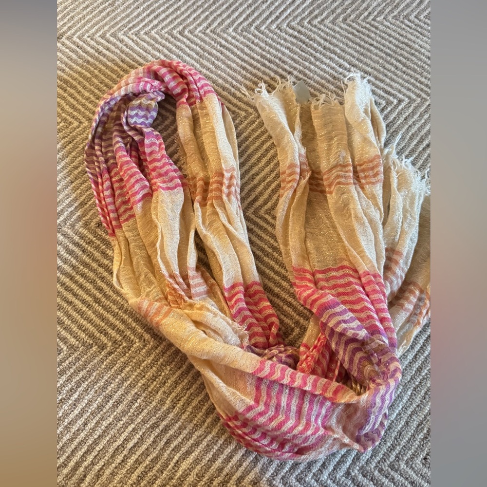 Women's Striped Multicolor Scarf